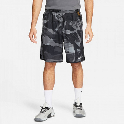 Шорты Nike M NK DF TOTALITY 9IN UL CAMO FB7084-010 р. 2XL серый