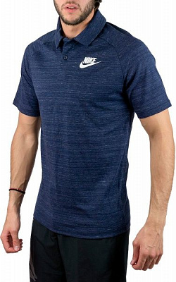 Поло Nike M NSW AV15 POLO KNIT 886790-451 S темно-синий