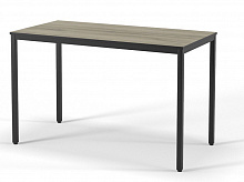 Стіл Меблі Прогрес Норд 1200x600x750мм дуб крафт сірий/чорний