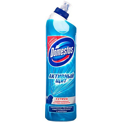 Средство для чистки унитаза Domestos Активный Щит Свежесть Океана 750 мл