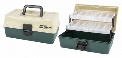 Ящик Fishing ROI двухполочный 305*185*140 MB9304-W