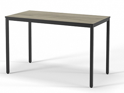 Стіл Меблі Прогрес Норд 1200x600x750мм дуб крафт сірий/чорний