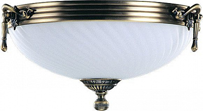 Люстра стельова Bussy 0253-52-45 B 3x60 Вт E27 антик/білий