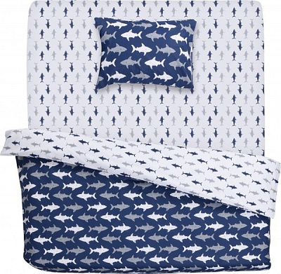 Комплект постельного белья Sharks 1,5 UP! (Underprice) 