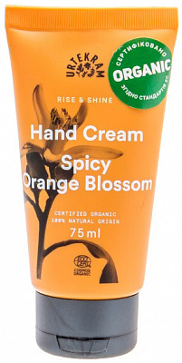 Крем для рук Urtekram органический пряный цвет апельсина 75 мл