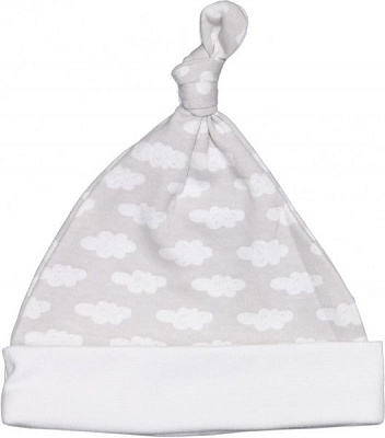 Шапочка Bambinelli Хмарки р.42 білий із сірим