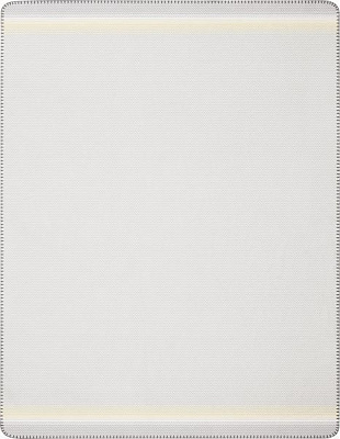 Плед Wohndecke Natural Structure 150x200 см світло-сірий/жовтий Billerbeck