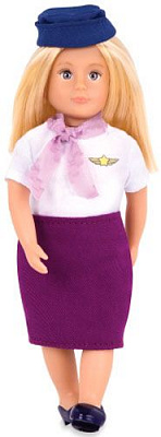 Лялька Lori 15 см Стюардеса Аурі LO31112Z