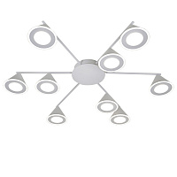 Люстра стельова Victoria Lighting 9x12 Вт GX53 білий French/PL9 white