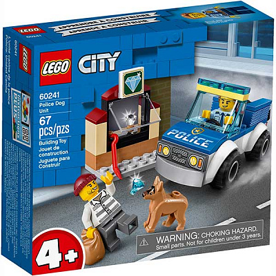 Конструктор LEGO City Поліцейській загін із собакою 60241