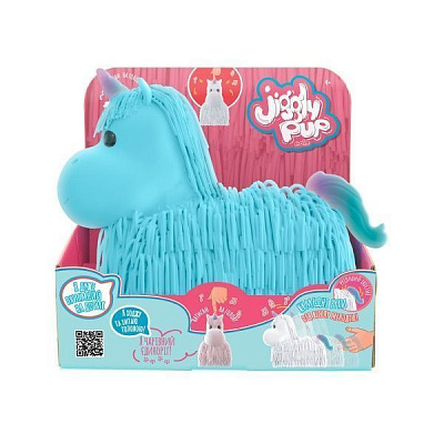Игрушка интерактивная JIGGLY PUP Волшебный единорог (голубой) JP002-WB-BL