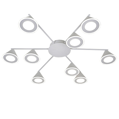 Люстра потолочная Victoria Lighting 9x12 Вт GX53 белый French/PL9 white