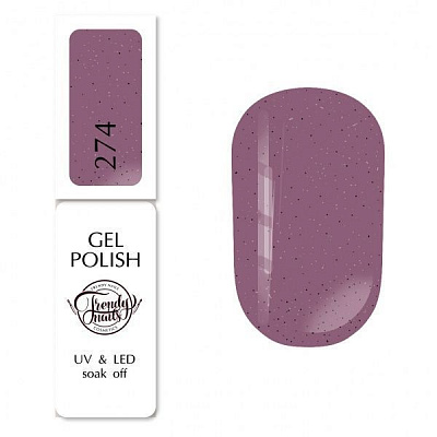 Гель-лак для нігтів Trendy nails Класична палітра №274 8 мл