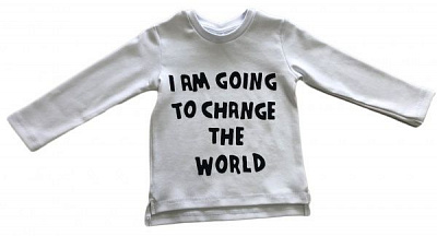 Джемпер детский Roksana Слова р.104-110 белый 1068/22003 