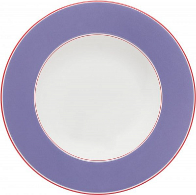 Тарелка суповая Emotion 23,5 см фиолетовая Fiora