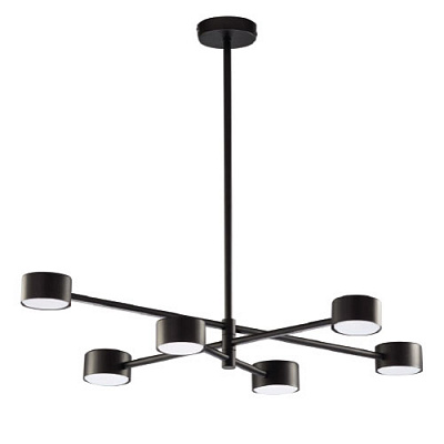 Люстра TK Lighting Dora 6x35 Вт GX53 черный 6418 