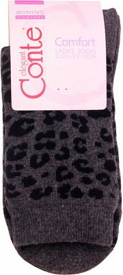 Шкарпетки Conte Comfort 17С-64СП 118 р. 23 темно-сірий