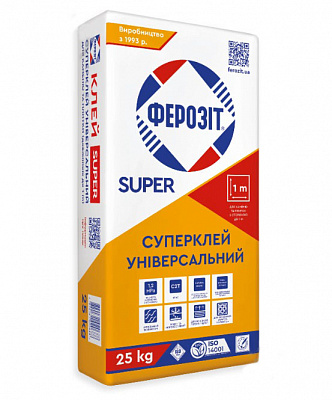 Клей для плитки Ферозіт Супер 25кг