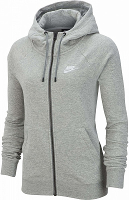 Джемпер Nike W NSW ESSNTL FLC FZ HOODIE BV4122-063 р. 2XL сірий