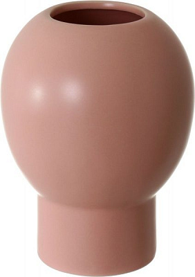 Ваза Murcia 19х13х13 пудрова