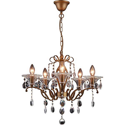 Люстра Altalusse INL-1107P-05 золота бронза