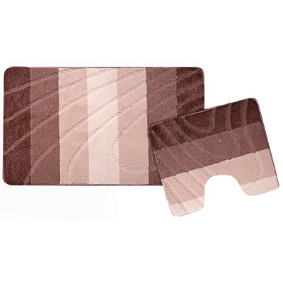 Набор ковриков Vonaldi Colorline Bari Beige коричневый