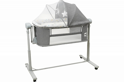 Кроватка детская Coolbaby приставная 4в1 с дистанционным управлением KDD-780D