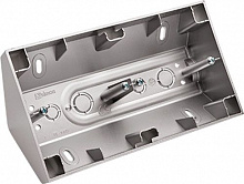 Коробка для зовнішнього монтажу Simon Premium сріблястий DPNR2/43