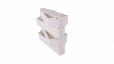 Горшок пластиковый Artevasi Monaco Wonderwall прямоугольный 24л белый 