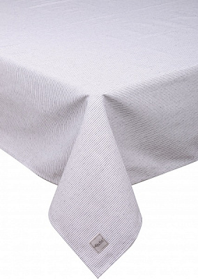 Скатертина Fish синя смужка 136x136 см синій La Nuit