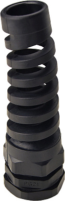 Кабельний ввід АСКО-УКРЕМ PGS 21 спіральний чорний