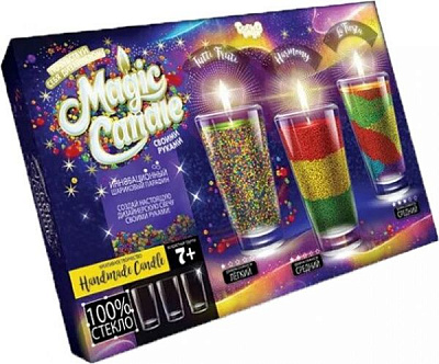 Набір для творчості Danko Toys MAGIC CANDLE CRYSTAL парафінові свічки своїми руками (5)