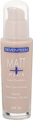 Тональный крем Seventeen Matt Plus Shine Control Foundation №00 30 мл