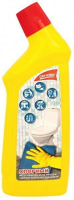Чистящее средство SAN CLEAN хлорный 750 мл 