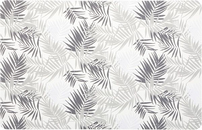 Коврик для сервировки Листья 43,5x28 см серебряный Flamberg