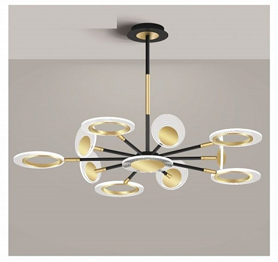 Люстра світлодіодна Altalusse INL-5121P-46 46 Вт чорний