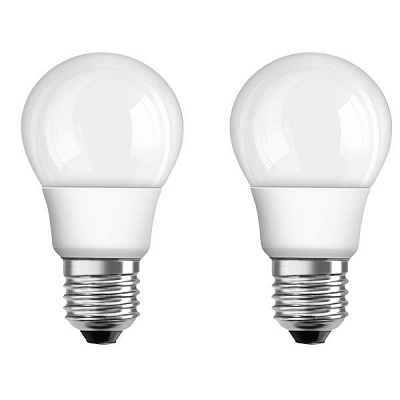 Лампа LED Osram Dim E27 6 Вт 4000K холодный свет 2 шт