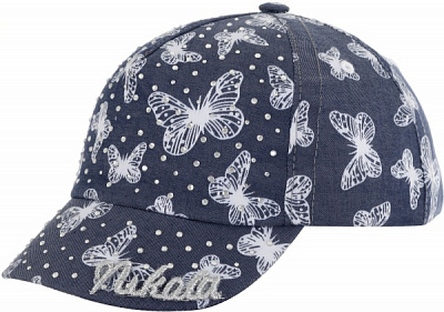 Кепка для девочек Pampona 21 L 05 р.46 темный джинс 