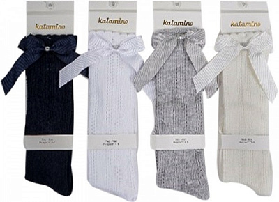 Гольфы детские для девочек KATAMINO K14042 р.5-6 темно-синий 