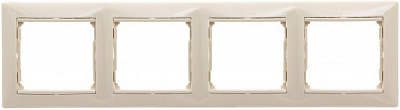 Рамка чотиримісна Legrand Valena горизонтальна кремовий 774354