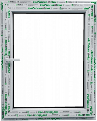 Окно поворотно-откидное Steko S400 58 500x1000 мм правое 