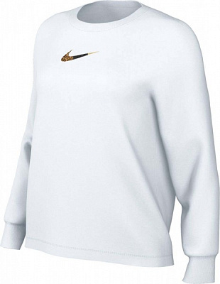 Футболка Nike W NSW TEE LS BOXY PATCH DM2804-100 р.XL белый