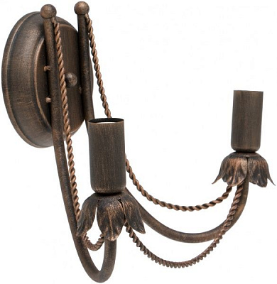 Бра Геотон НББ 01-2х60-528 Ф282 2x60 Вт E14 старая бронза 47238 