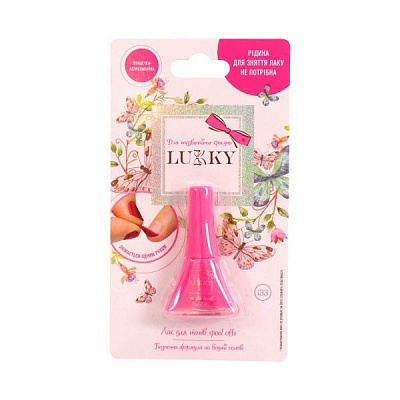 Лак для ногтей Lukky детский фуксия