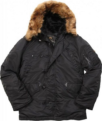 Куртка Alpha Industries N-3B Parka р.XXXXL black