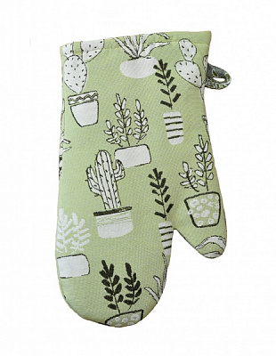 Прихватка-рукавиця Рослинки 16x Прованс