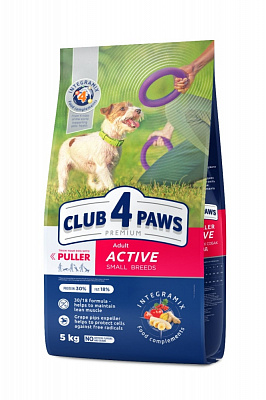 Корм сухий для малих порід Club 4 Paws Актив 5 кг