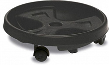 Поддон пластиковый Stefanplast Roller круглый (11301) антрацит 