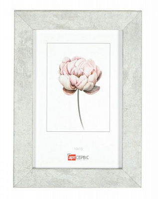 Рамка для фото Арт-Сервіс ЭА-01633 10x15 см бетон светлый 