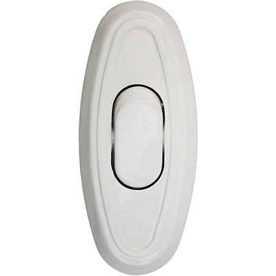 Выключатель для бра белый